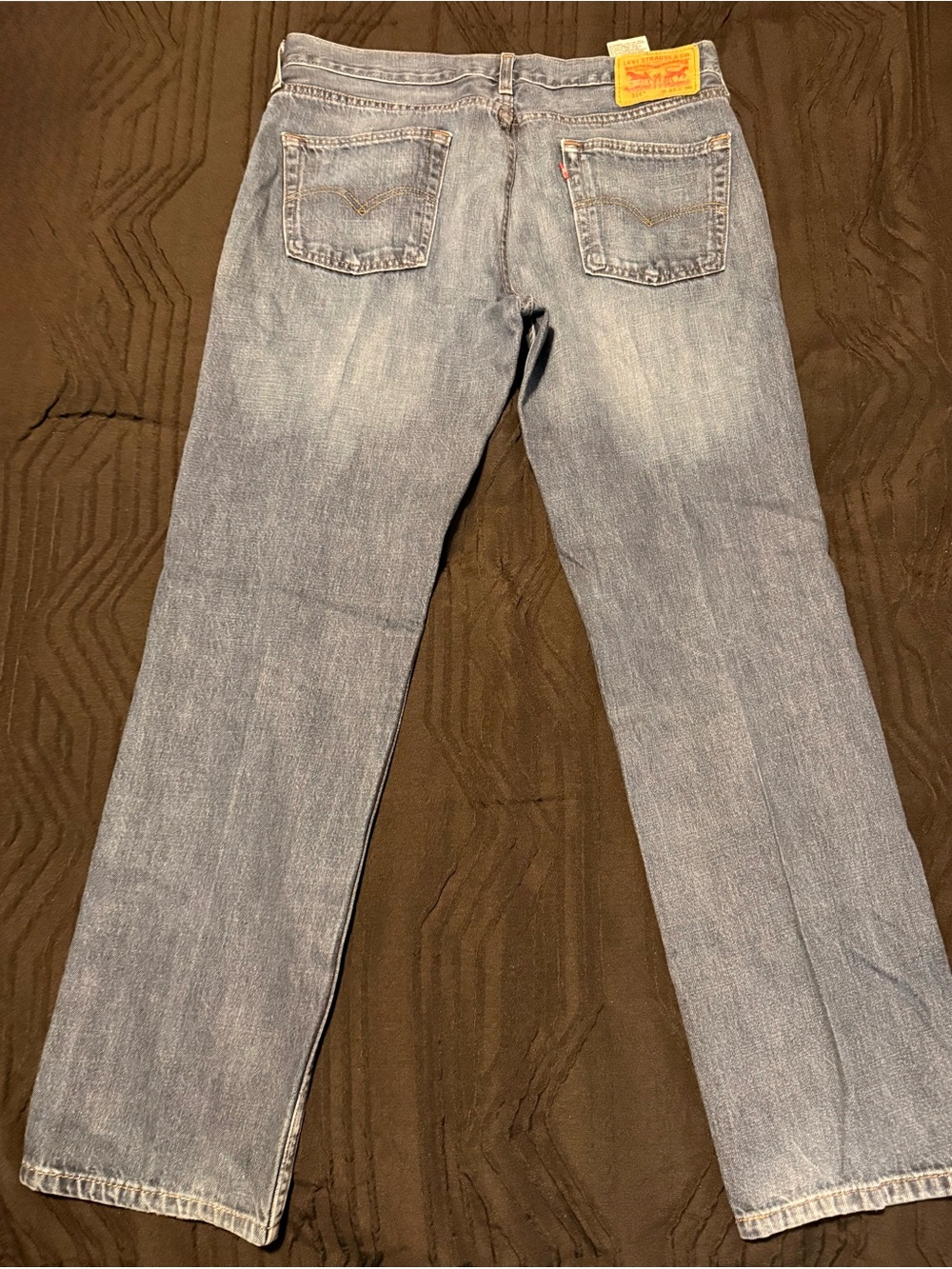 Levi's Straight Leg Jeans - Faded Light Blue 514 - Picture 2 of 8